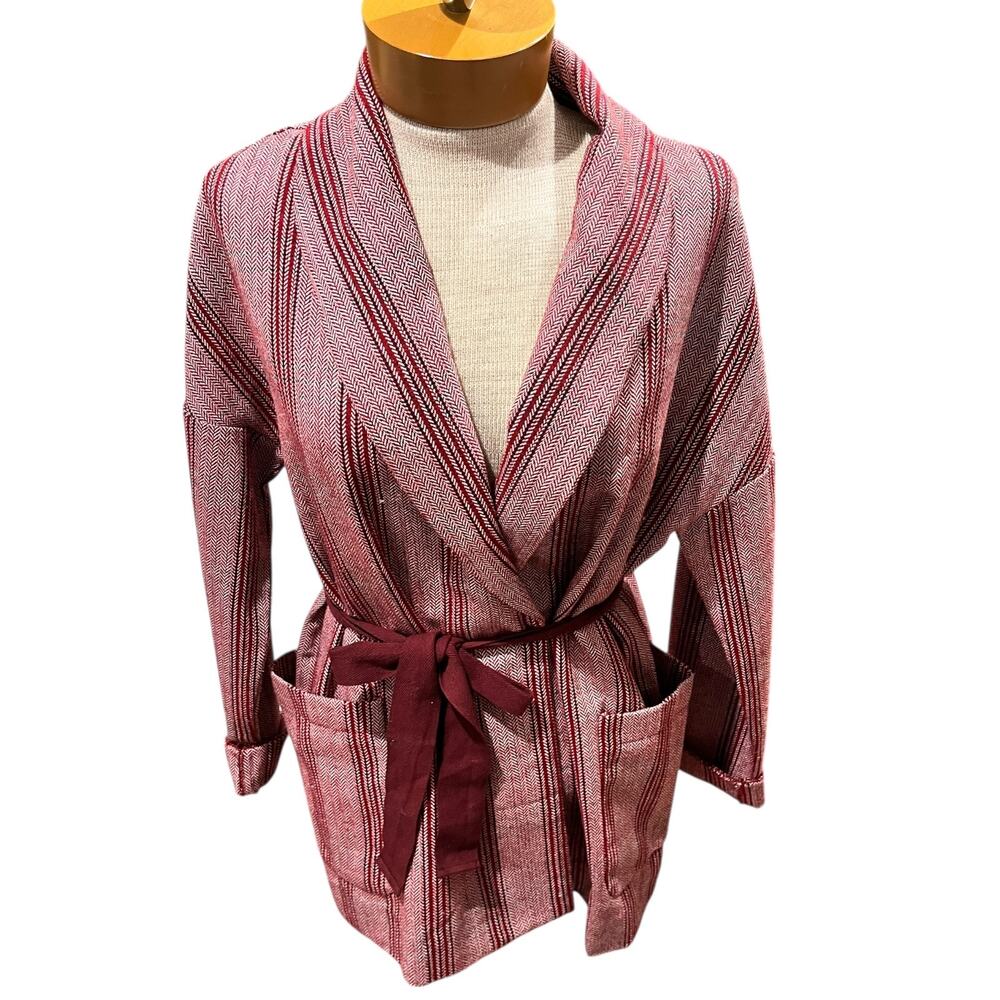 Springfield Woman Size 4/S/M Womens Cardigan Shaket Red